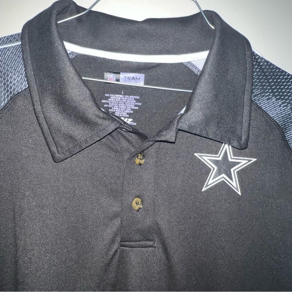 Nike Dallas Cowboy Dry Fit Men’s Small Polo Team Apparel Gray NWT - Picture 2 of 7